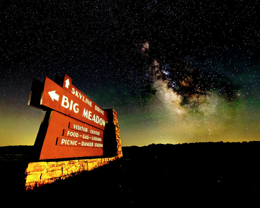 Big Meadows Milky Way Photograph by Travis Rogers