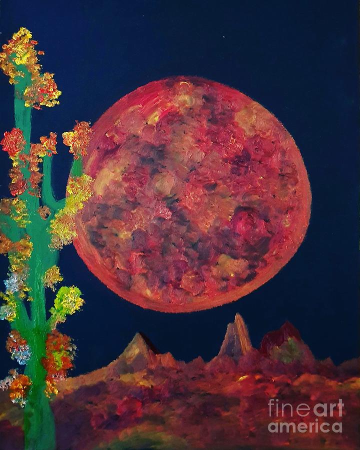 Big Moon Painting