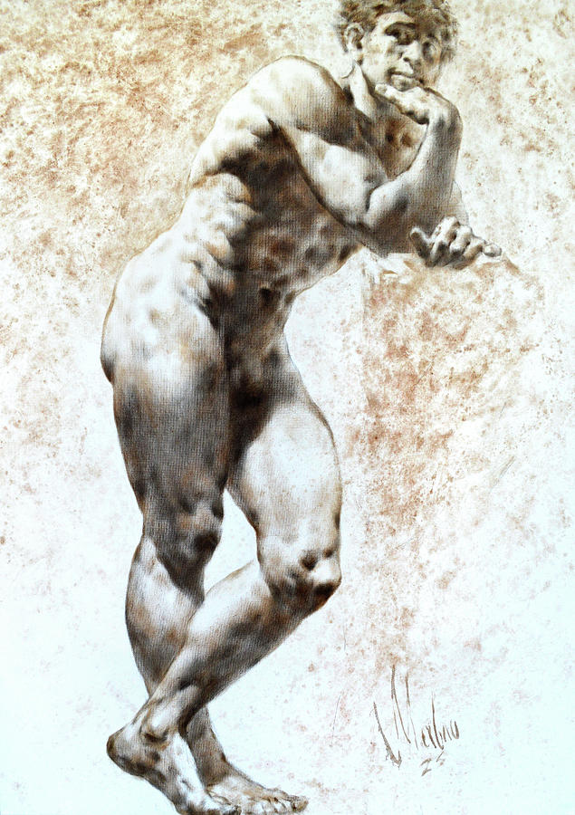 Big Nude 3 Painting by Valeriy Mavlo