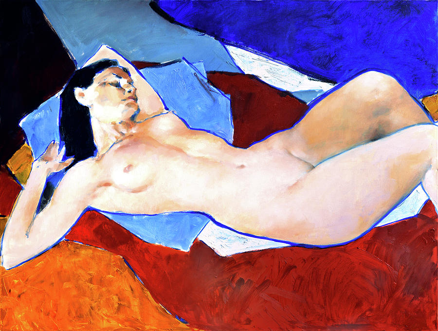 Big Nude 4 Painting by Valeriy Mavlo