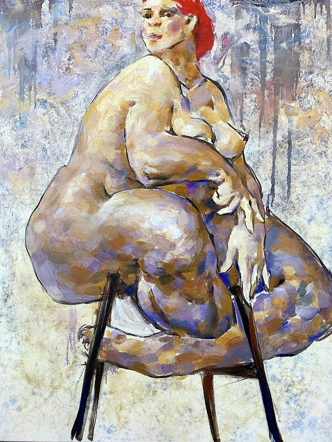 Big Nude 5 Painting by Valeriy Mavlo