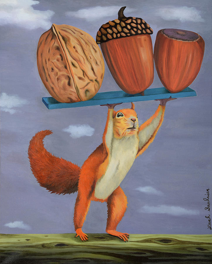 Big Nuts Painting by Leah Saulnier The Painting Maniac