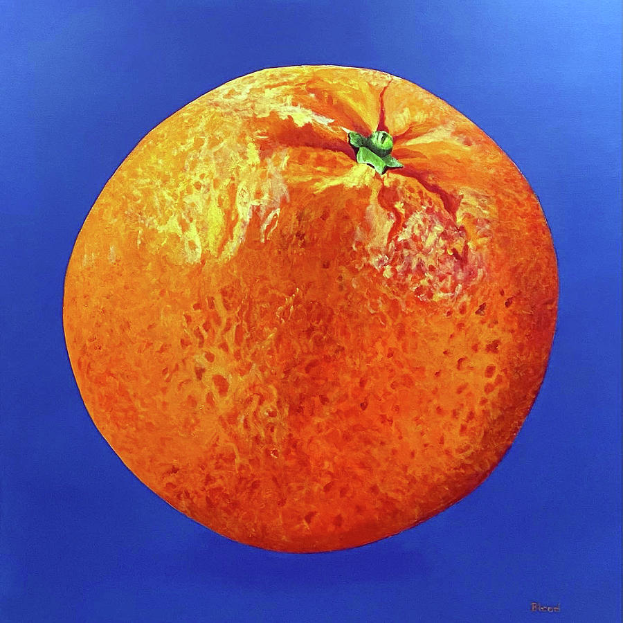 Big Orange Painting by Thomas Blood