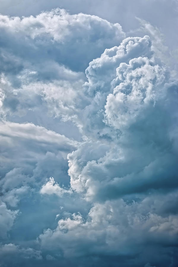 Big powerful storm clouds Photograph by Arpad Radoczy - Fine Art America