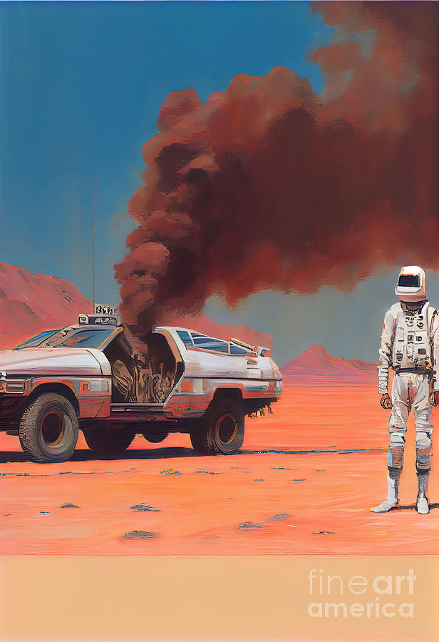Space Painting - Big Problem by N Akkash