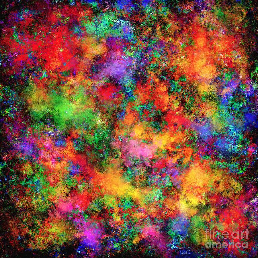 Big rainbow clouds Digital Art by Keith Mills - Pixels