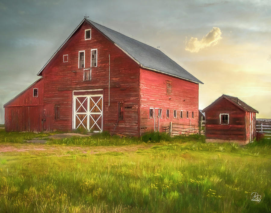 Big Red Barn Photograph by Debra Boucher