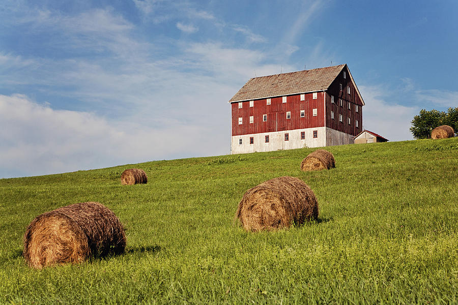 Big Red Barn I Photograph by Stephanie Moon Fine Art America