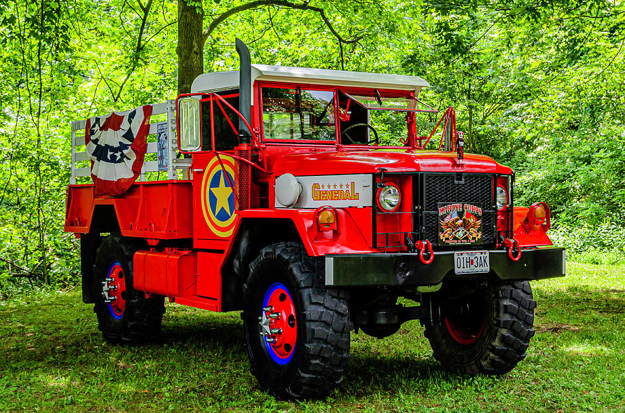 Big Red Machine Photograph by Dan Buckenmyer