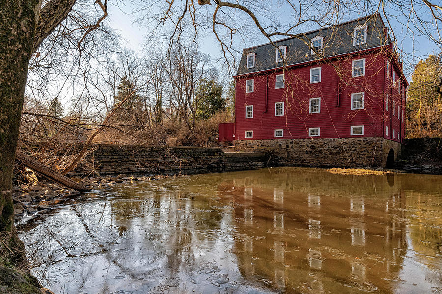 Big Red Mill Photograph by Kristopher Schoenleber