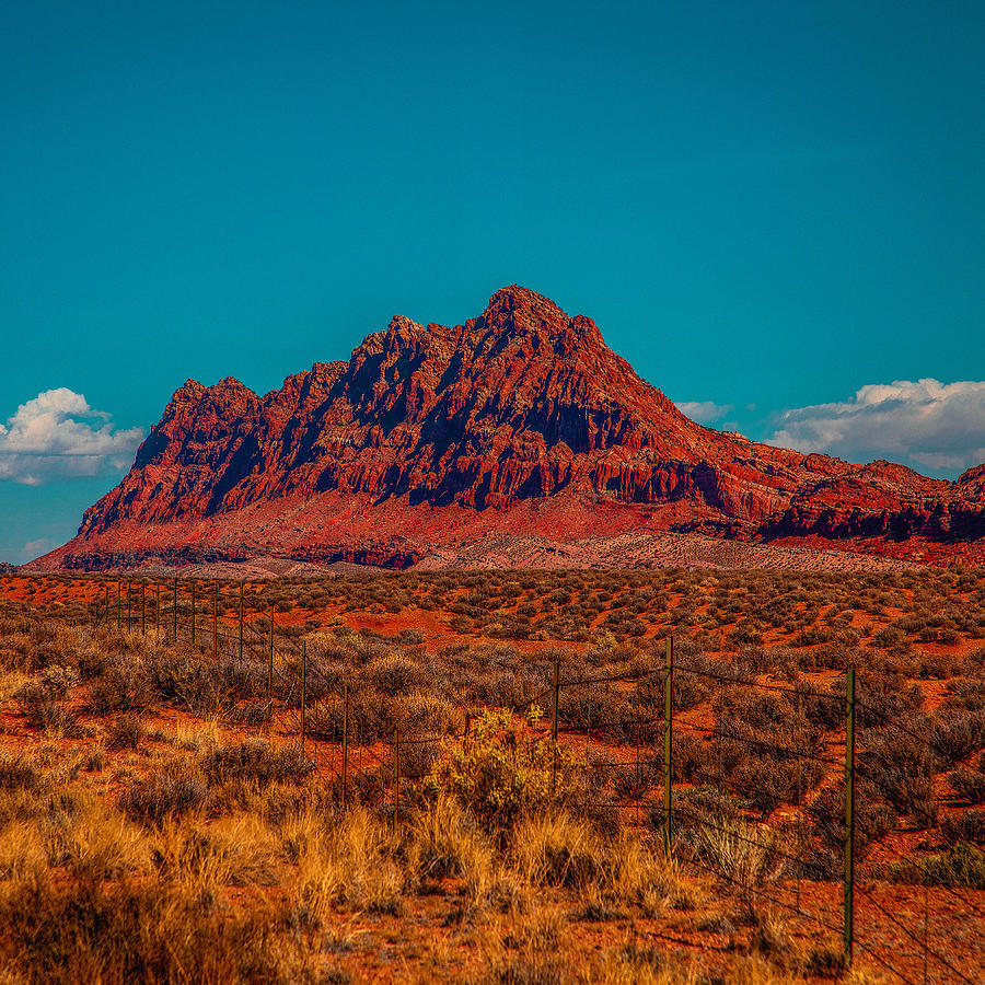 Big Red Mountain Photograph by Andrew Zuber