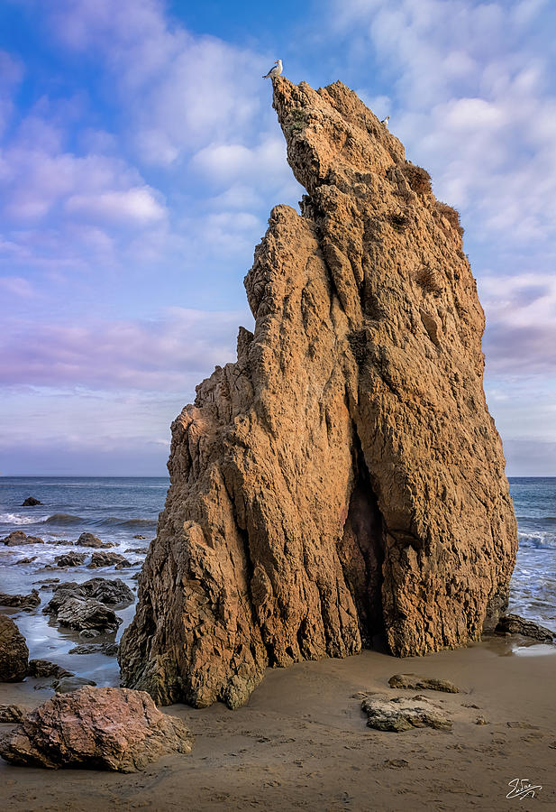 Big Rock At El Matador Photograph by Endre Balogh