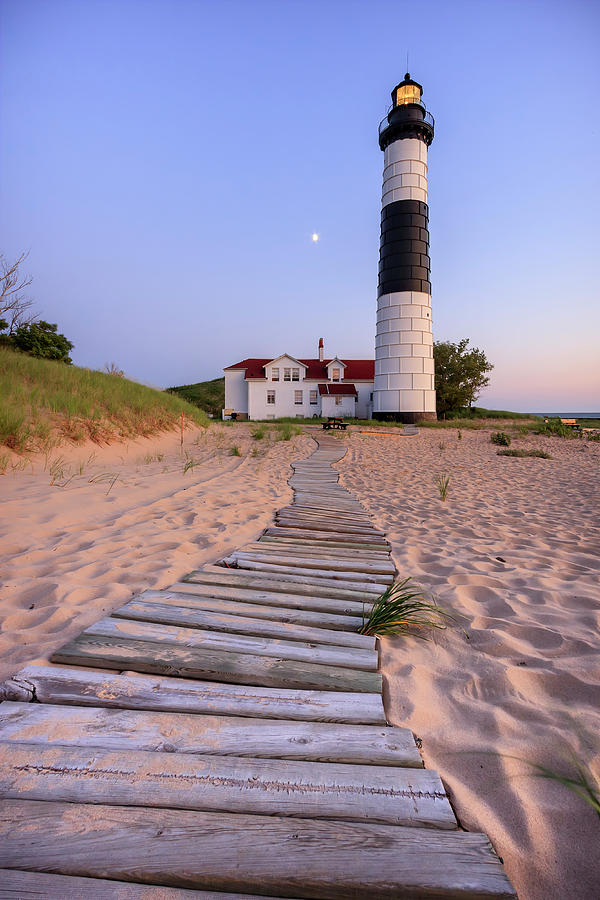 Architecture Photograph - Big Sable Point Lighthouse by Adam Romanowicz
