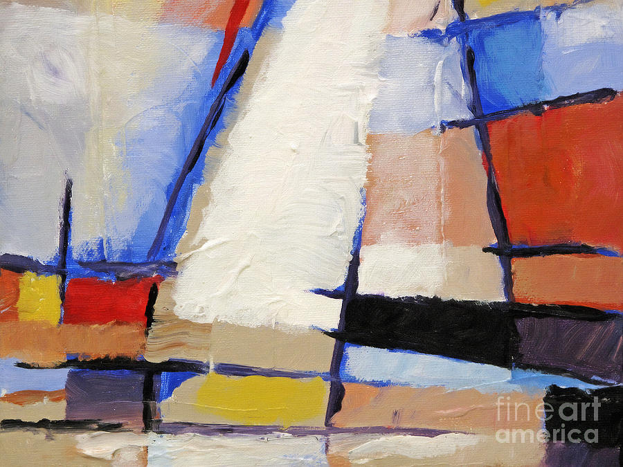 Abstract Painting - Big Sail by Lutz Baar