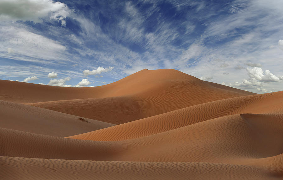 Big sand dunes in desert Photograph by Mikhail Kokhanchikov