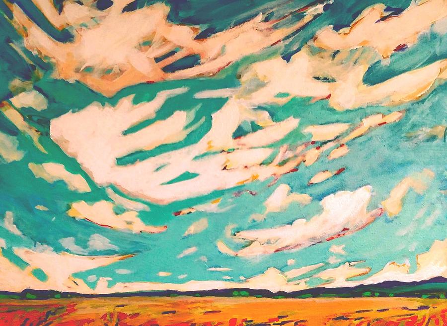 Big Sky Day  Painting by Marysue Ryan