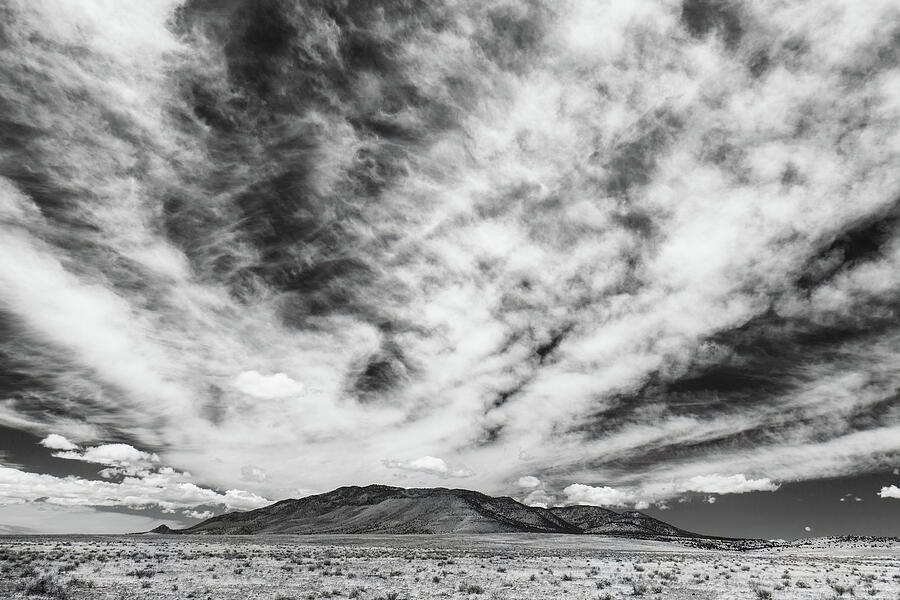Big Sky in Black and White Photograph by Rick Furmanek
