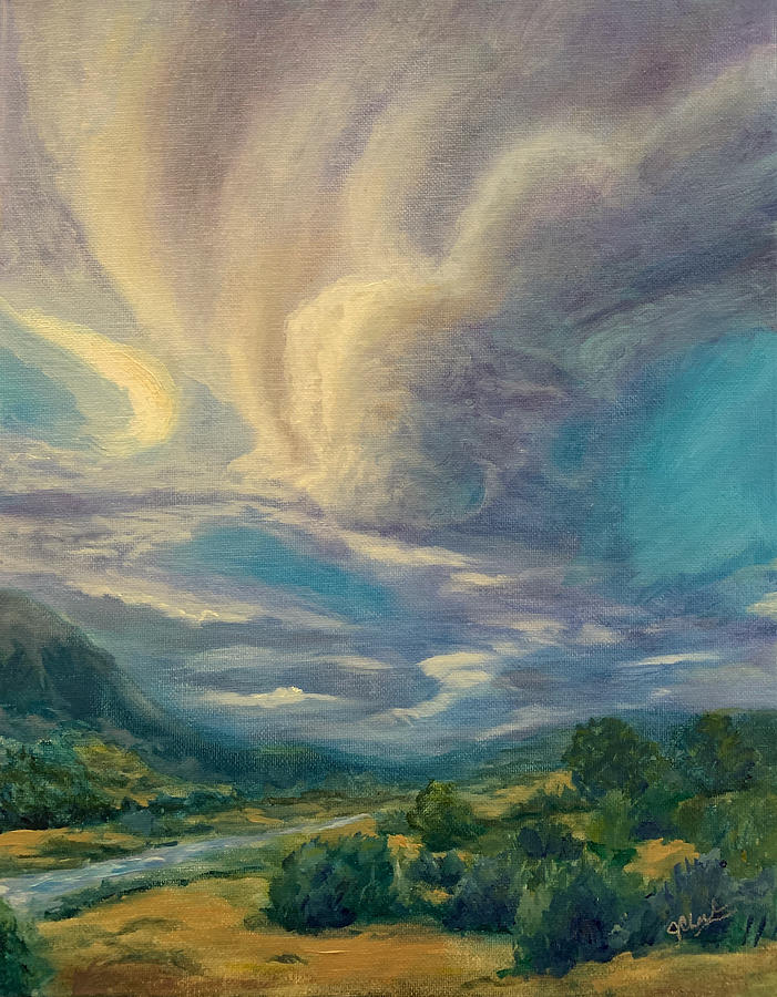 Big Sky Painting by Jan Chesler
