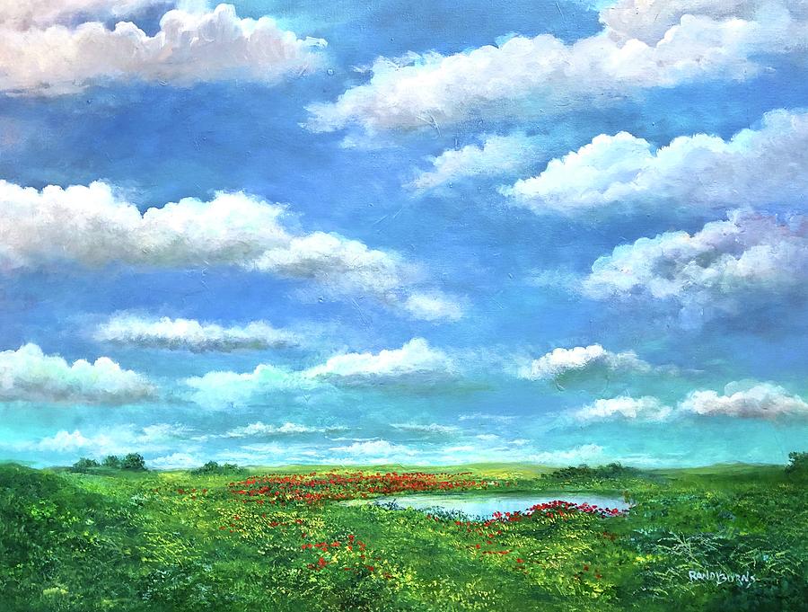 Big Sky Painting by Rand Burns