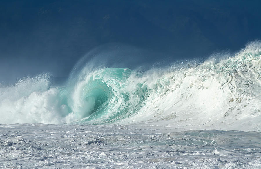 Big Stormy Ocean Wave Photograph by Kelly Headrick | Fine Art America