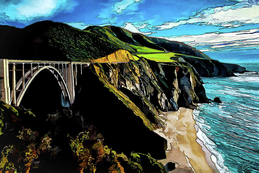 Big Sur Bridge Photograph by ABeautifulSky Photography by Bill Caldwell
