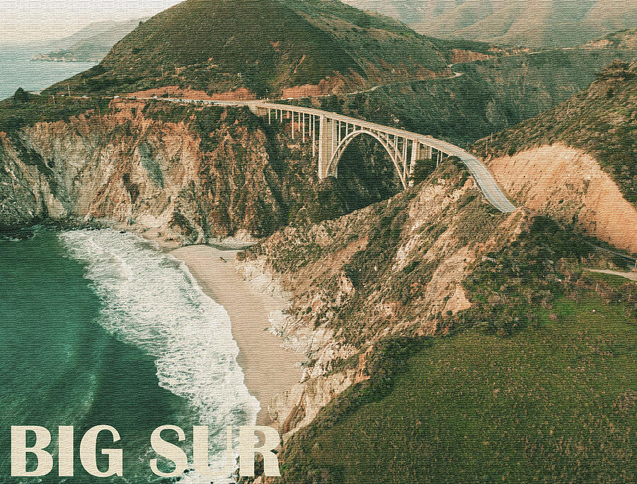 Landmark Photograph - Big Sur, Bridge by Long Shot