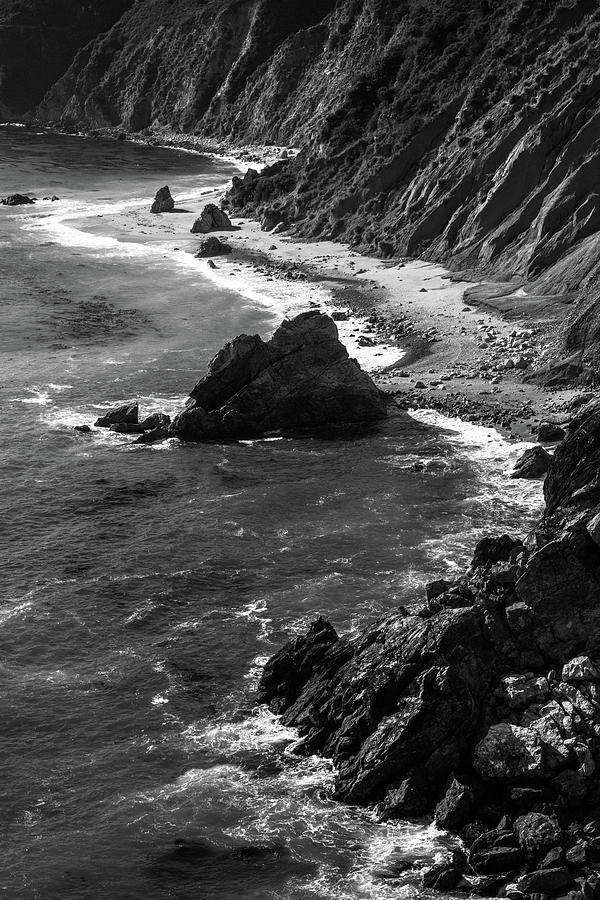 Black And White Photograph - Big Sur Coastline by Alexander Kunz