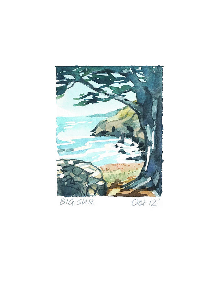 Big Sur Painting - Big Sur by Luisa Millicent