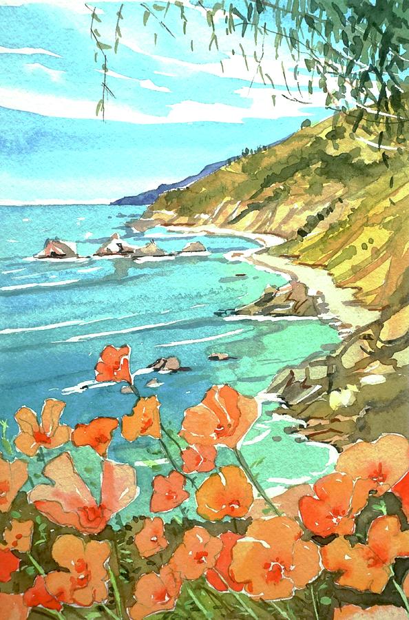 Big Sur Spring Morning Painting