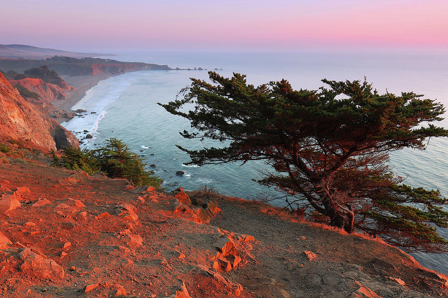 Big Sur sunset from Ragged Point in California Photograph by Jetson Nguyen