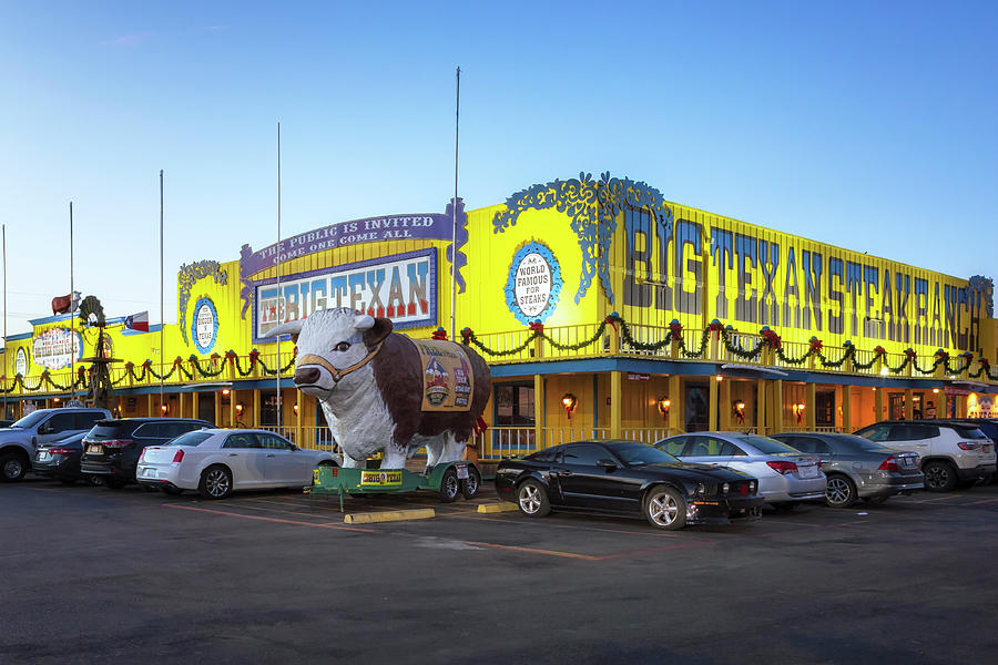 Big Texan Steak Ranch - Amarillo - Route 66 Photograph by Susan Rissi Tregoning