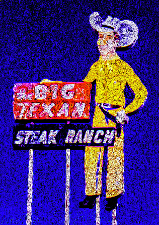 Big Texan Steak Ranch Digital Art by Matthew Bamberg