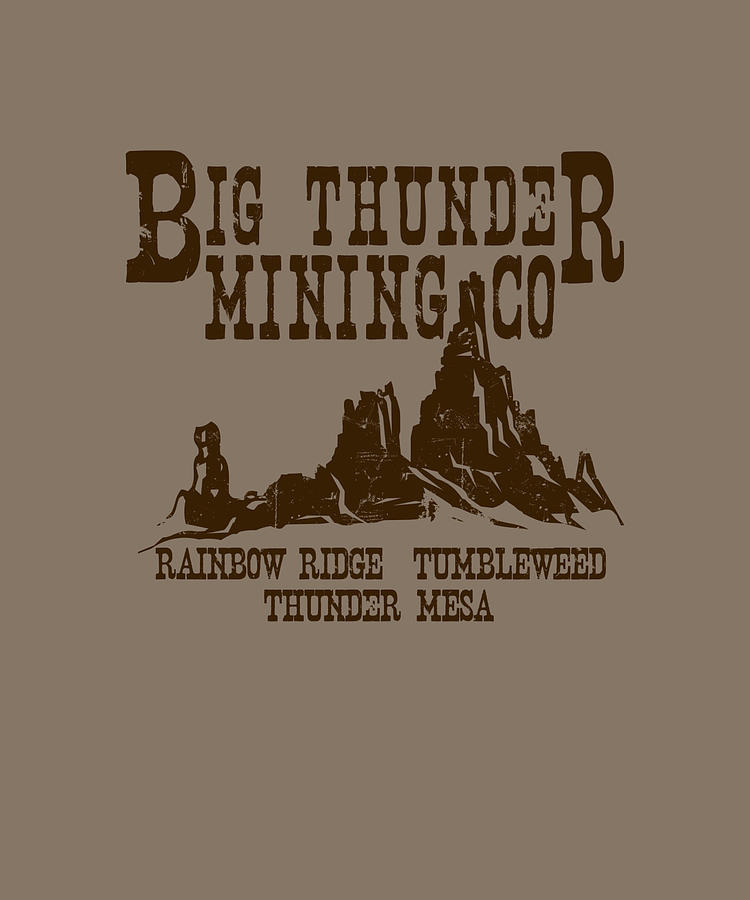 Christmas Painting - Big Thunder Mining Co Baby 70s by Henry Hughes