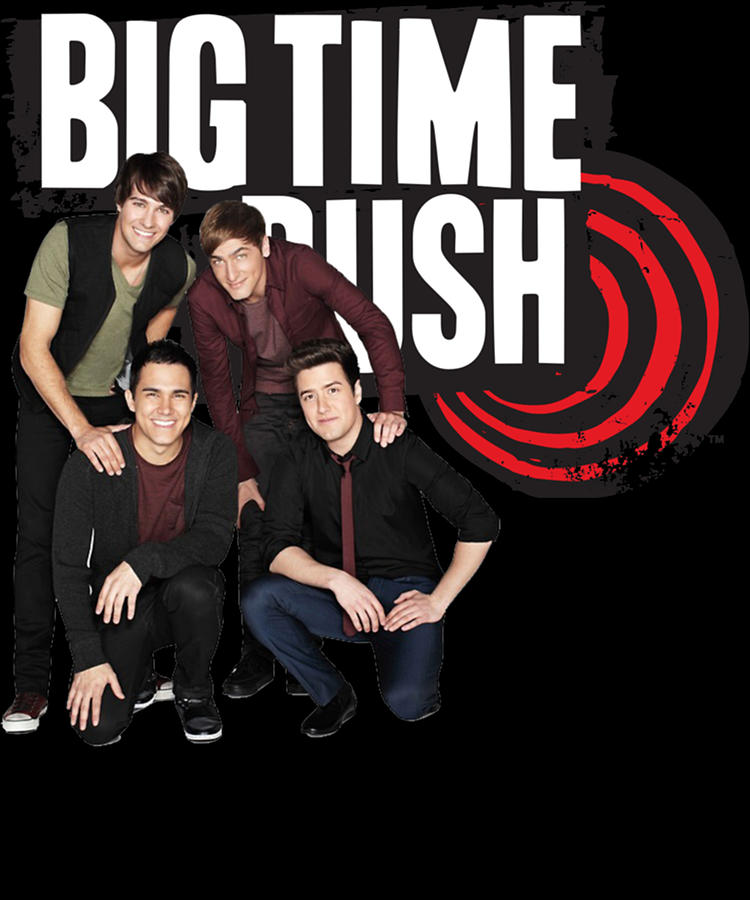 Big Time Rush logo and members Photograph by Felix Smitham - Fine Art ...