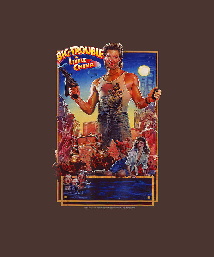 Big Trouble In Little China Jack Burton Poster Drawing By Alicia Cosper Pixels