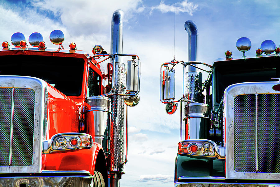Transportation Photograph - Big Trucks by Bob Orsillo
