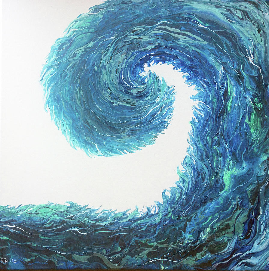 Majestic Wave Painting by Gay Pautz