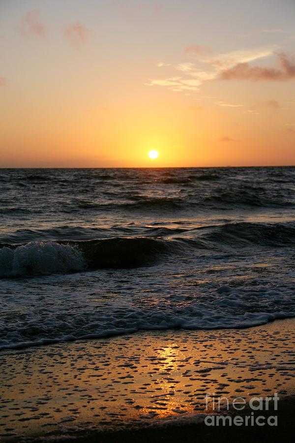 Big Wave Sunrise Vertical Photograph