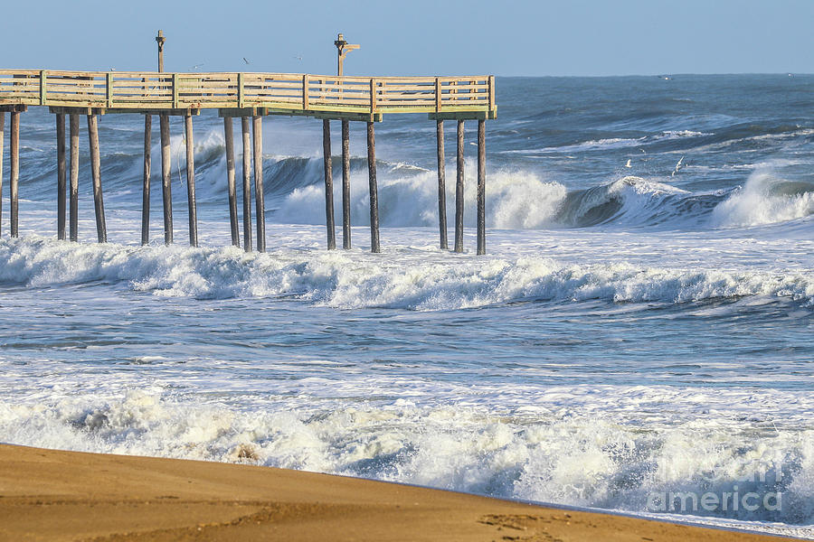 Big Waves at Kitty Hawk 7435 Photograph by Jack Schultz