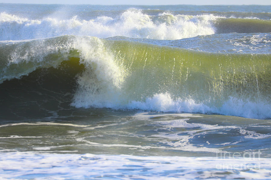 Big Waves at Kitty Hawk 7636 Photograph by Jack Schultz