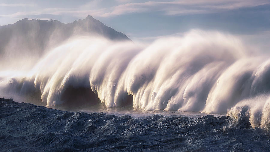 Big Waves Photograph by Mikel Martinez de Osaba