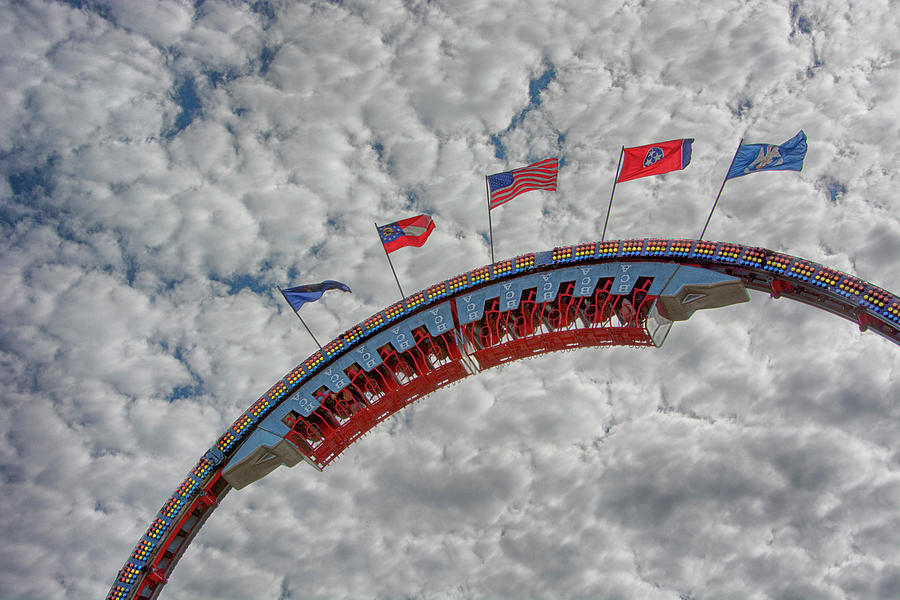 Big Wheel in the Sky Photograph by Mitch Spence