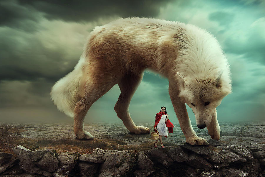 Big Wolf Digital Art by Ezra Bennett - Fine Art America