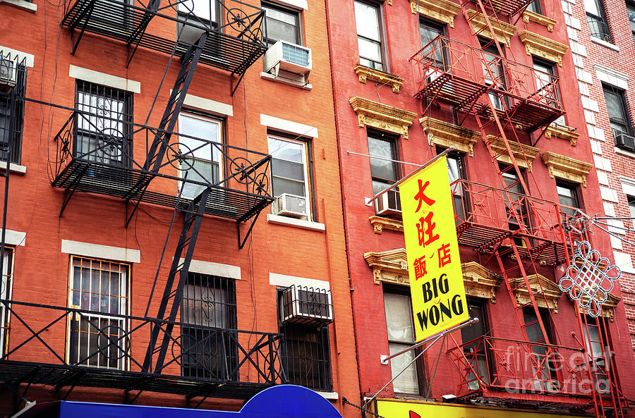 Big Wong in Chinatown New York City Photograph by John Rizzuto