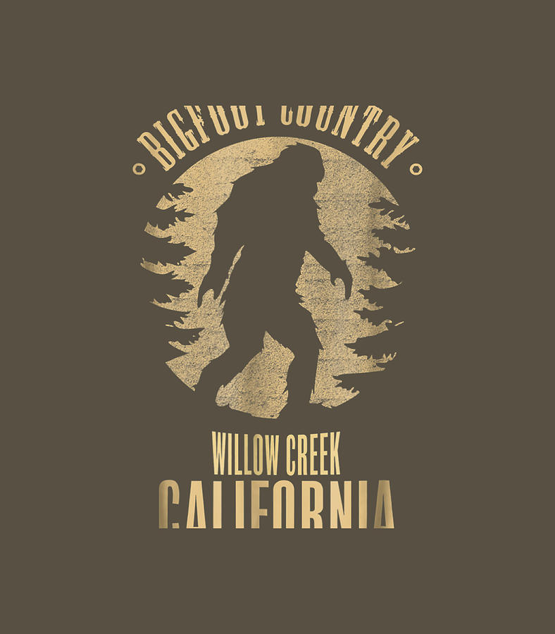 Bigfoot California Willow Creek Digital Art by Acee Hailey - Fine Art ...