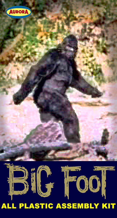 Bigfoot Model Kit Digital Art by David Grant | Pixels