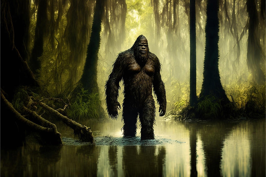 Bigfoot Swamp Digital Art by Steve McKinzie - Pixels