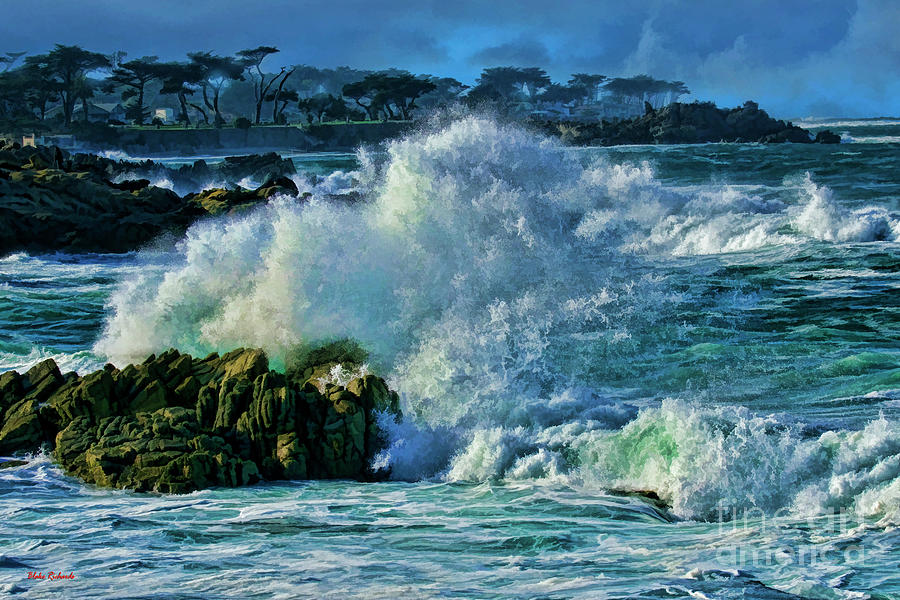 Biggest Splash Lovers Point Pacific Grove Photograph by Blake Richards