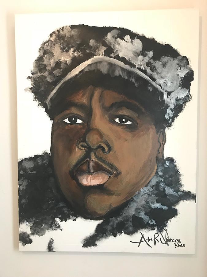 Biggie Painting by Angie ONeal