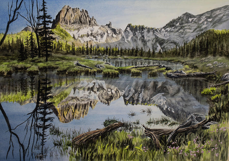 Bighorn Tranquility Painting by Link Jackson